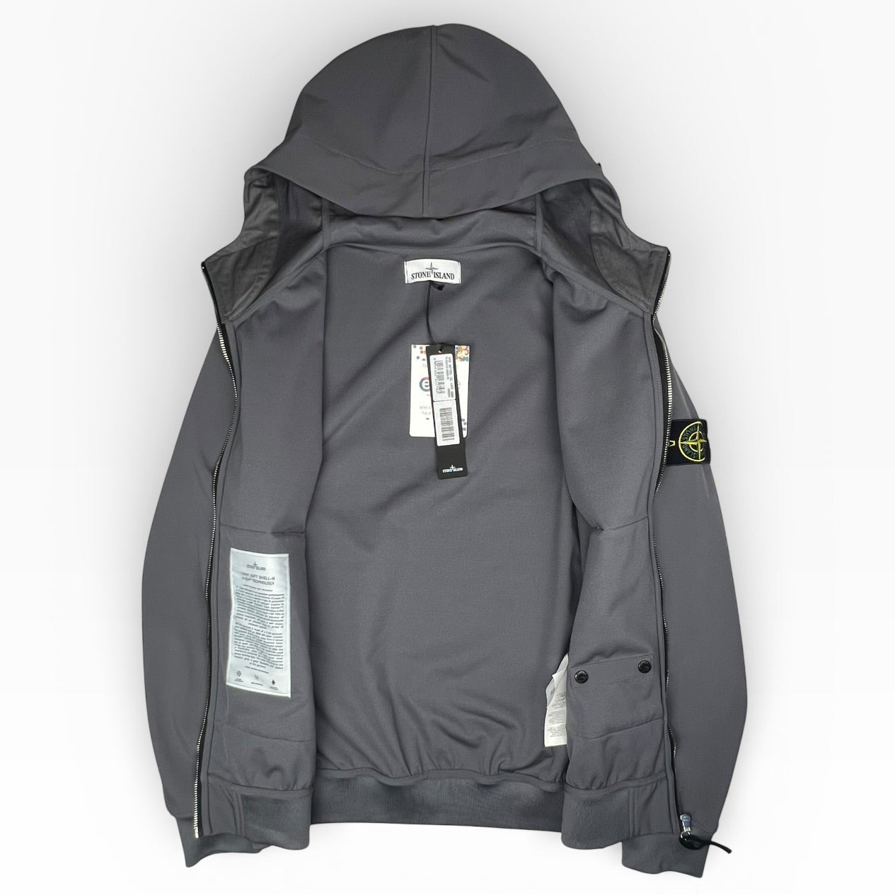 Stone Island Grey Shell Jacket.