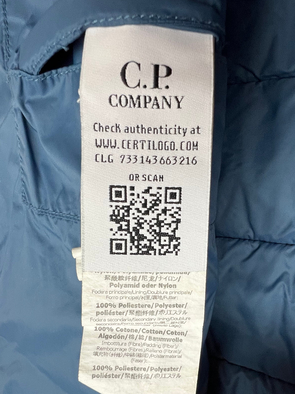 CP Company Soft Shell Puffer Jacket.