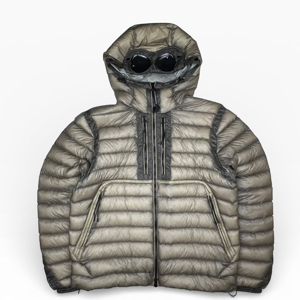 CP Company Beige DD Shell Goggle Jacket .
