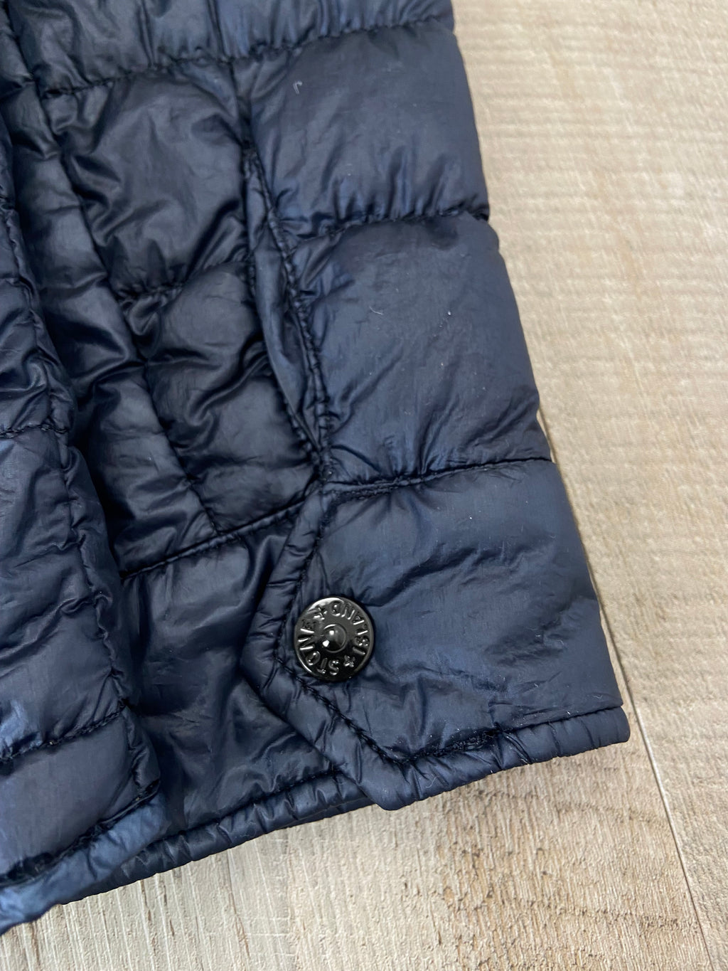 Stone Island Dyed Micro Yarn Down Overshirt - (L)