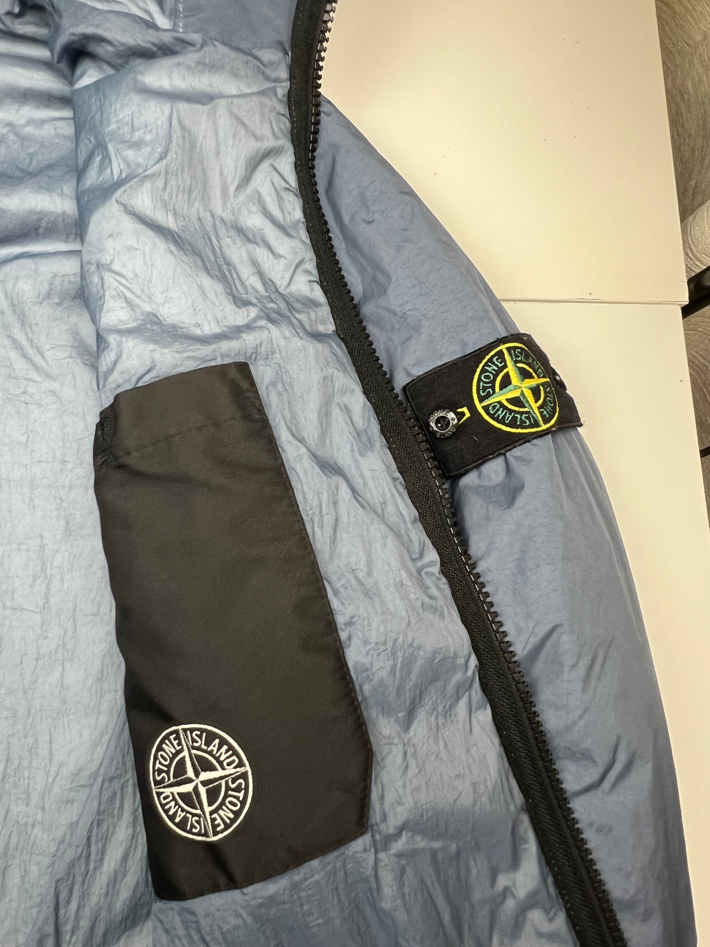 Stone Island Crinkle Reps NY Down Jacket.