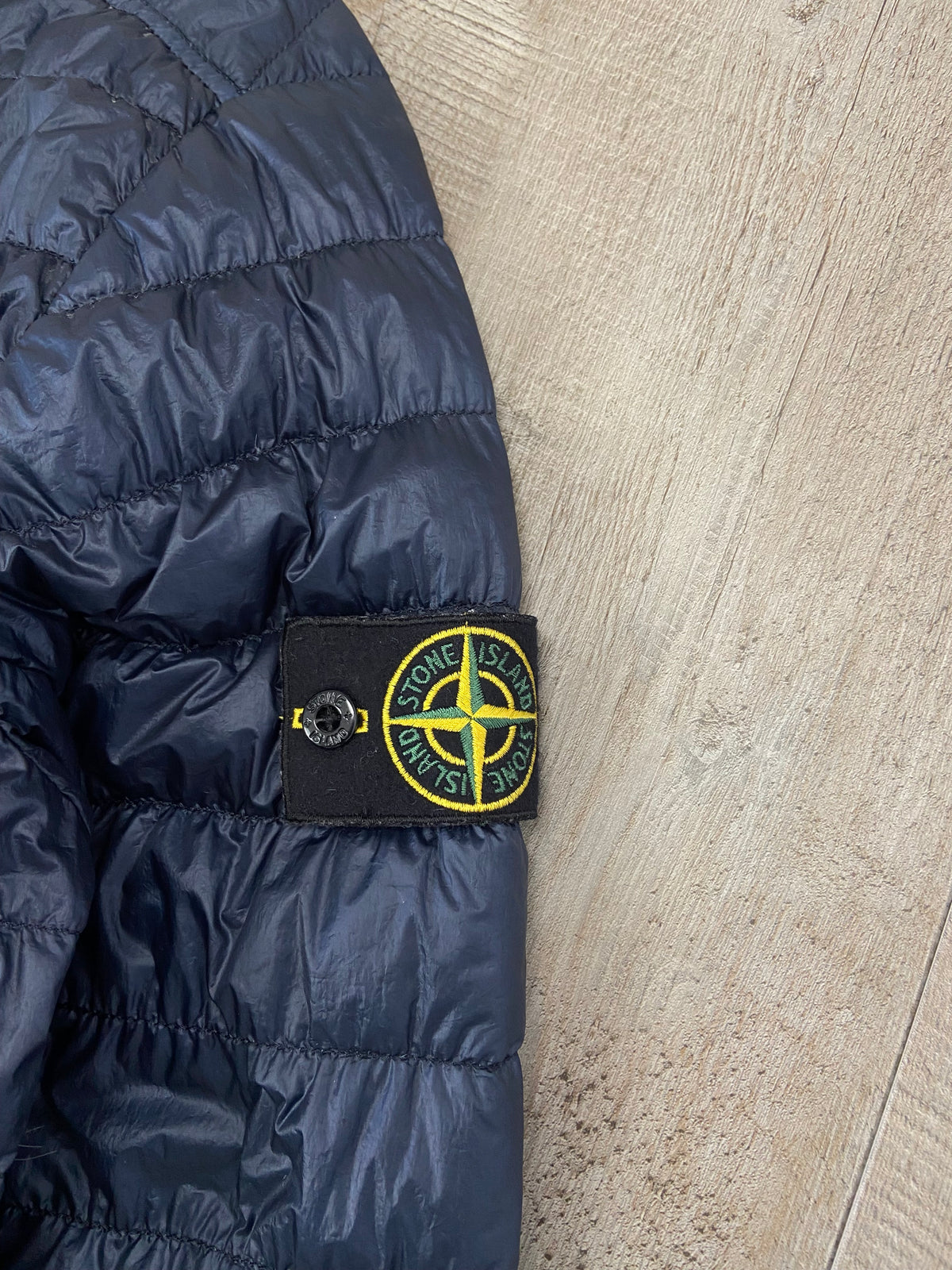 Stone Island Dyed Micro Yarn Down Overshirt - (L)