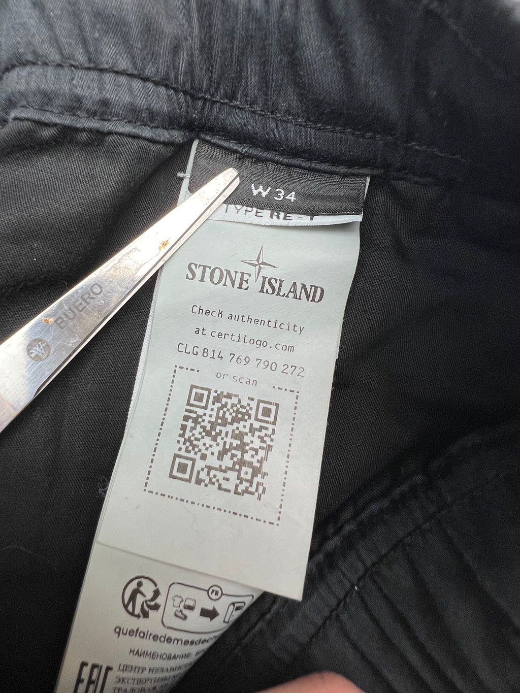 Stone Island Cargo Trousers .