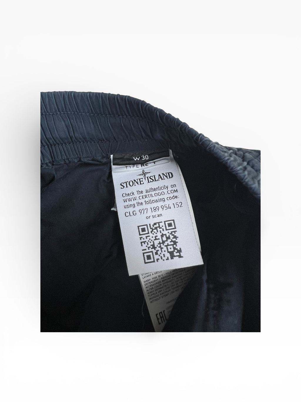 Stone Island Navy Cargo Trousers.