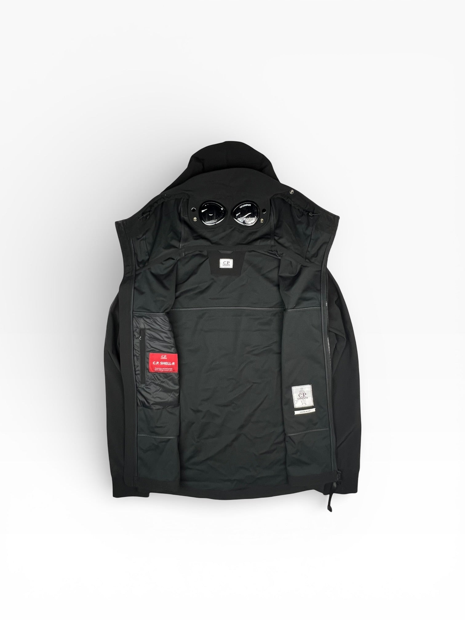 CP Company Black Shell Jacket.