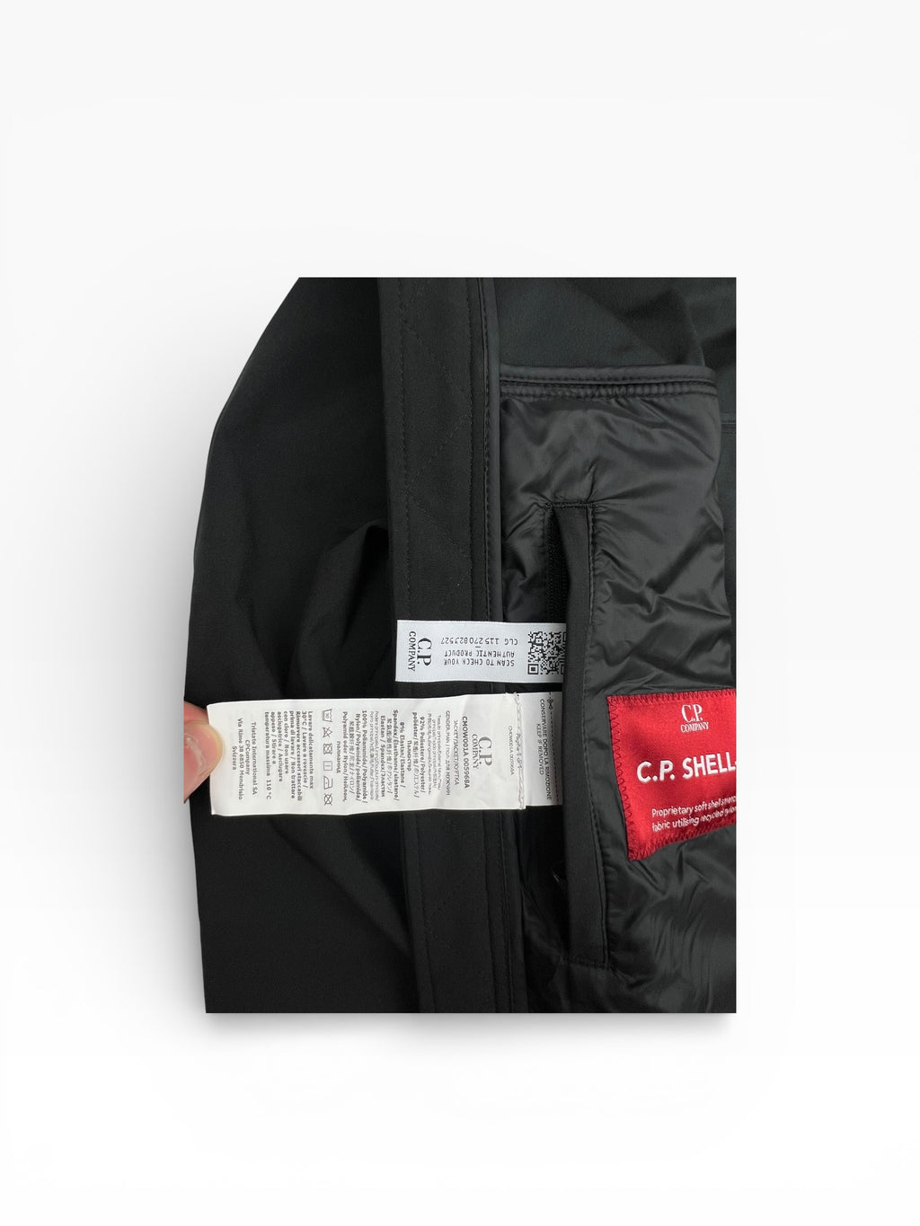 CP Company Black Shell Jacket.