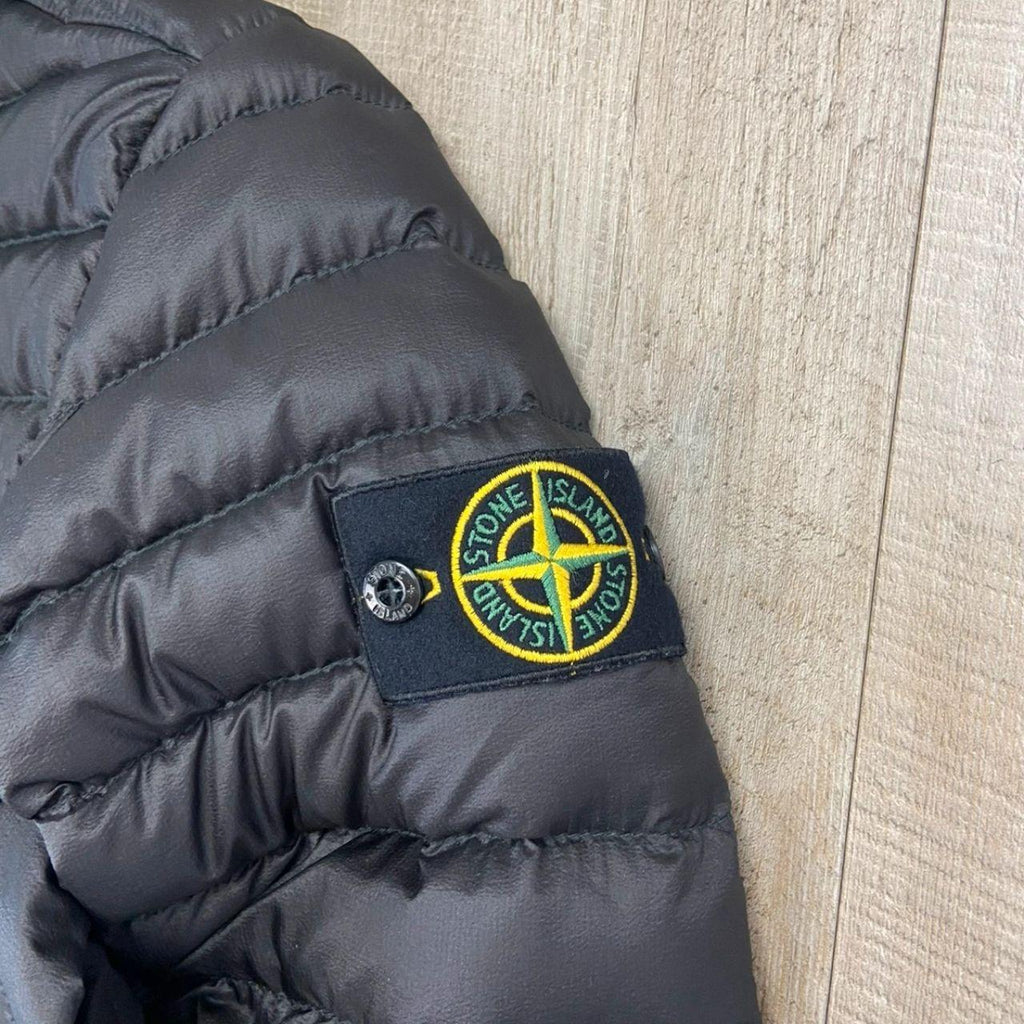 Stone Island Bio-Based Ripstop Nylon Down Puffer Jacket - Black (M)