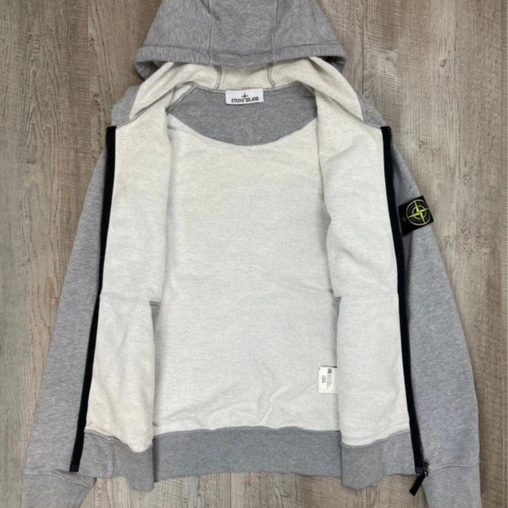 Stone Island Full Zip Hoodie. (S)