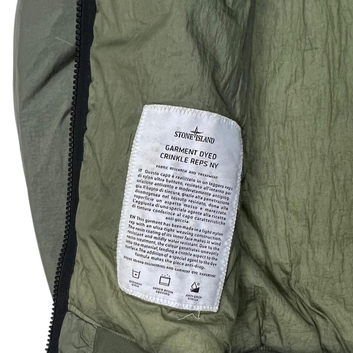 Stone Island Crinkle Reps NY Down Jacket - (M)