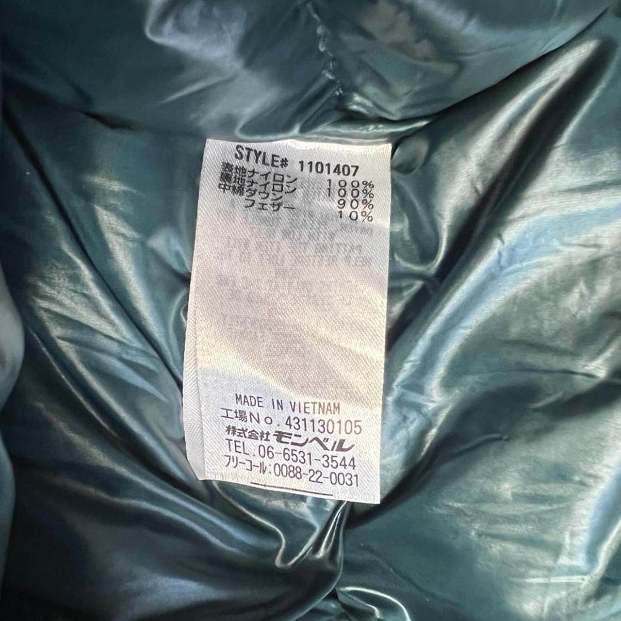 Montbell Down Jacket .