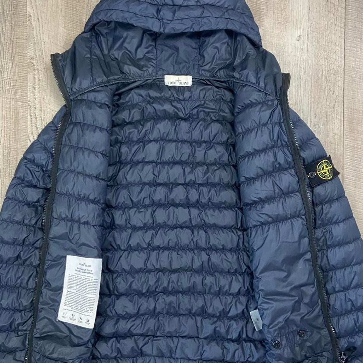 Stone Island Micro Yarn Down Jacket - (L)