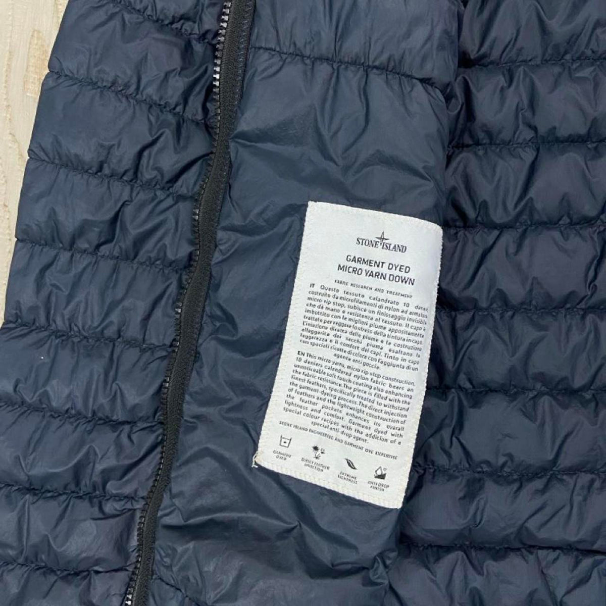 Stone Island Micro Yarn Down Jacket - (L)