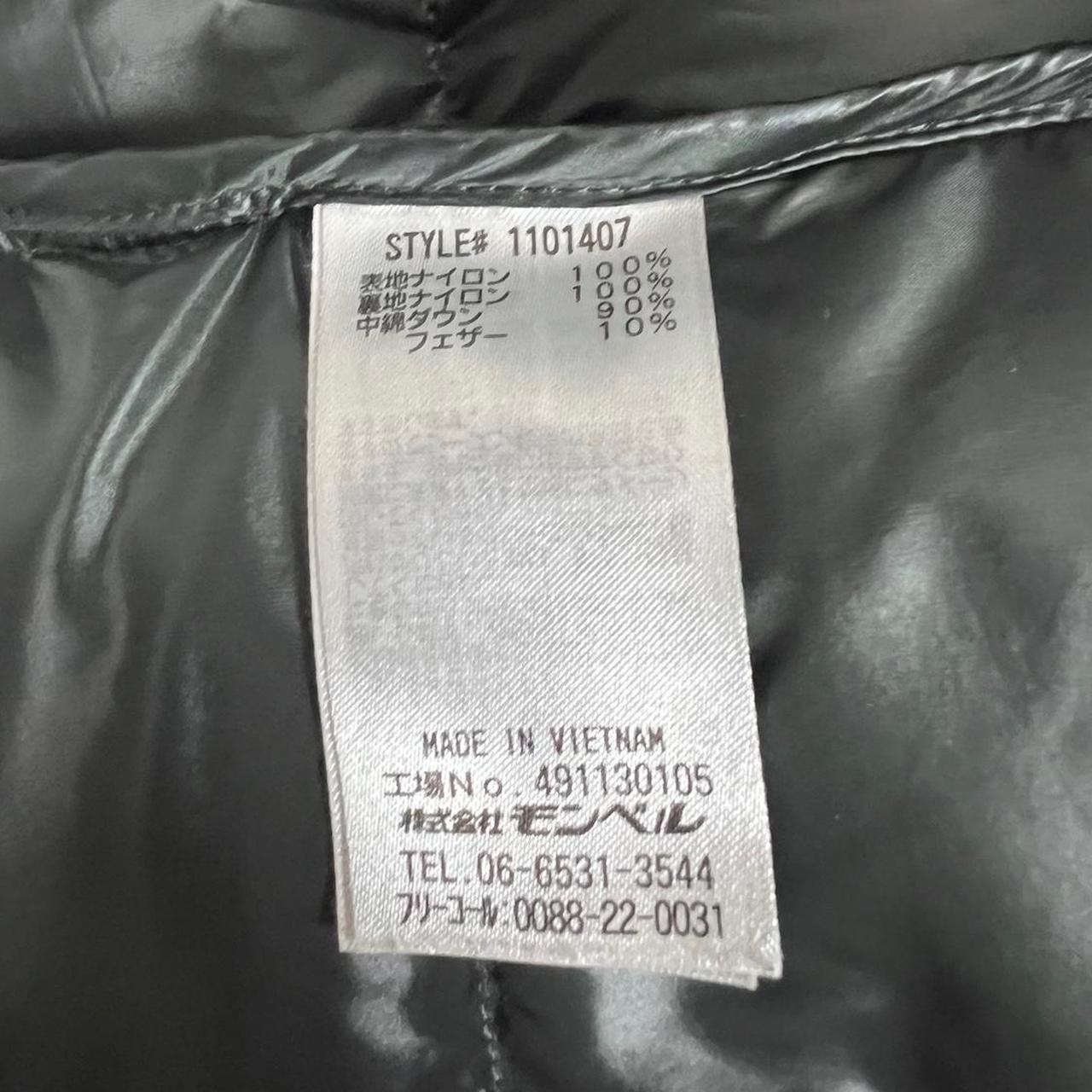 Montbell Down Jacket .