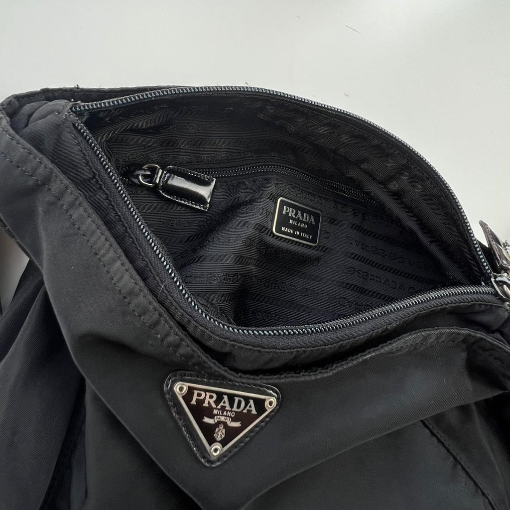 Prada Nylon Shoulder Bag.