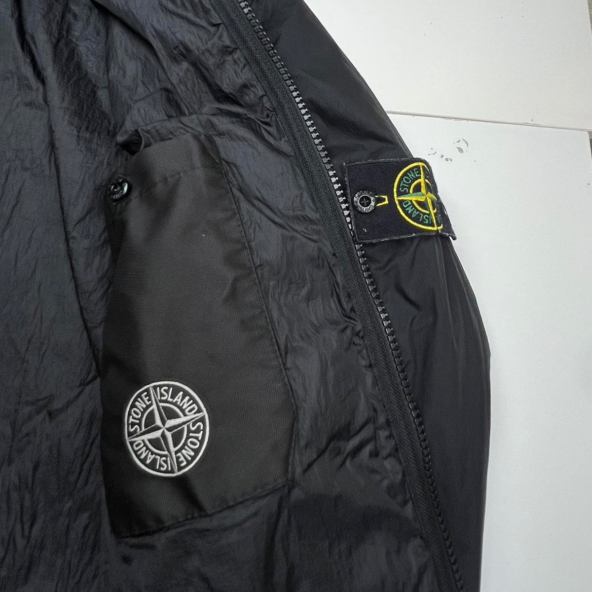 Stone Island Crinkle Reps NY Down Jacket - (XL)