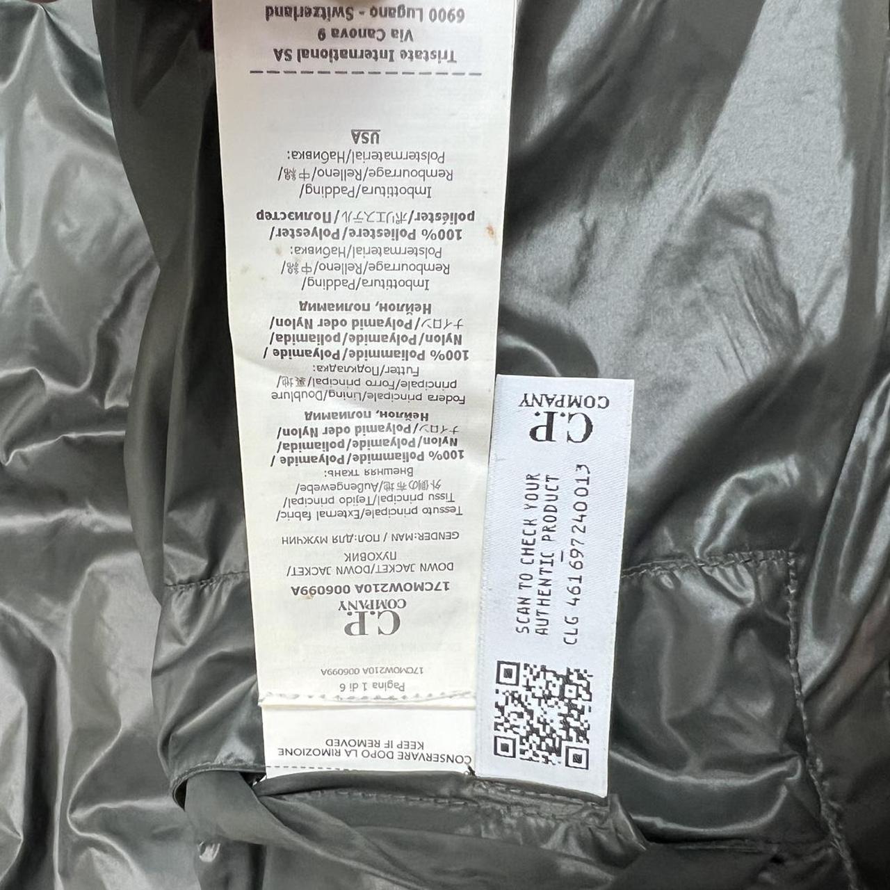 CP Company DD Shell Down Goggle Jacket.