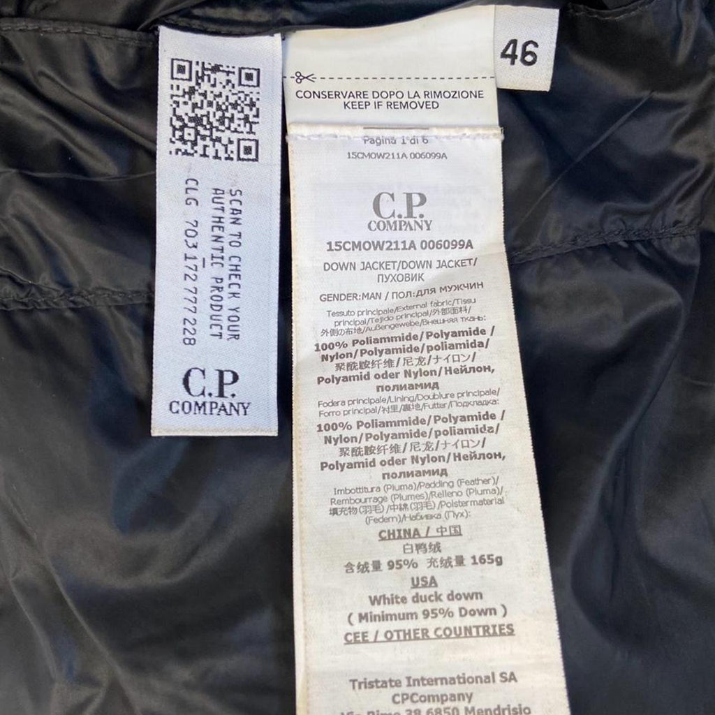 CP Company DD Shell Down Goggle Jacket - (S)