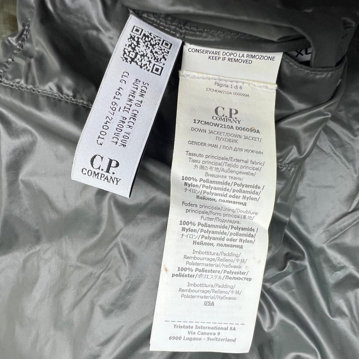CP Company DD Shell Down Jacket - (XL)